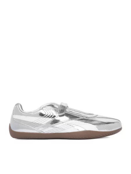 Reebok Baleriny EOSS-ULTRA LO MARY JANE Srebrny