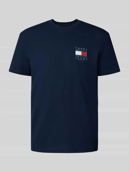 T-shirt o kroju regular fit z czystej bawełny Tommy Jeans