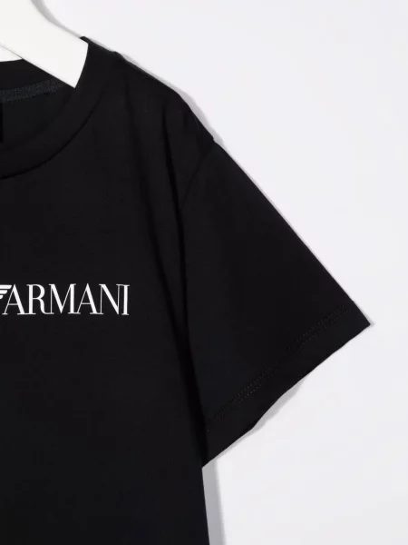 Koszulka dziecięca Emporio Armani niebieska
