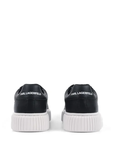 Sneakerși Karl Lagerfeld cu platformă negru