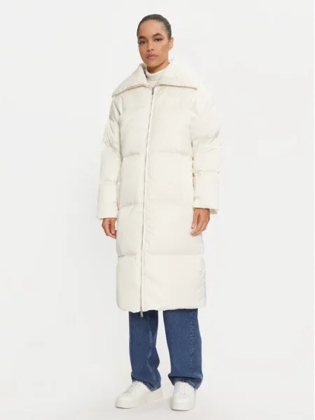 Calvin Klein Steppelt hosszú kabát fehér