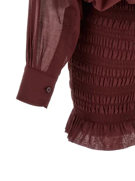 Rochie mini The Andamane cu volane roșu