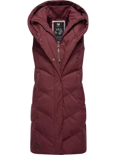 Ragwear Vestă Natalka vin roșu