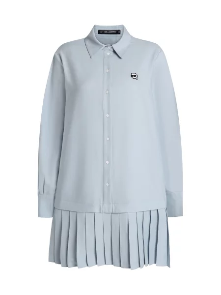Karl Lagerfeld Rochie tip bluză Ikon deschis albastru
