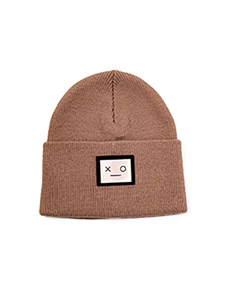 Шапка Luckylook коричневая