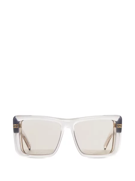 Ochelari de soare pătrați Saint Laurent alb