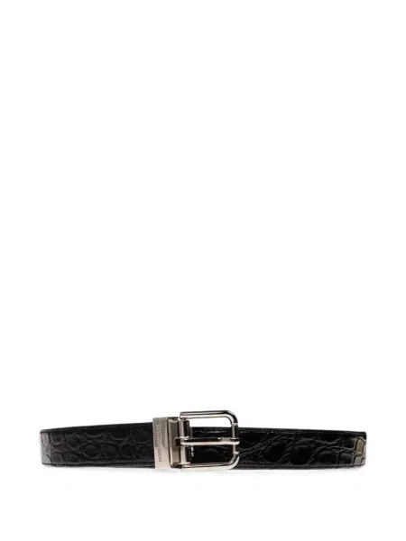 Cu centură curea Dolce & Gabbana cu cataramă negru