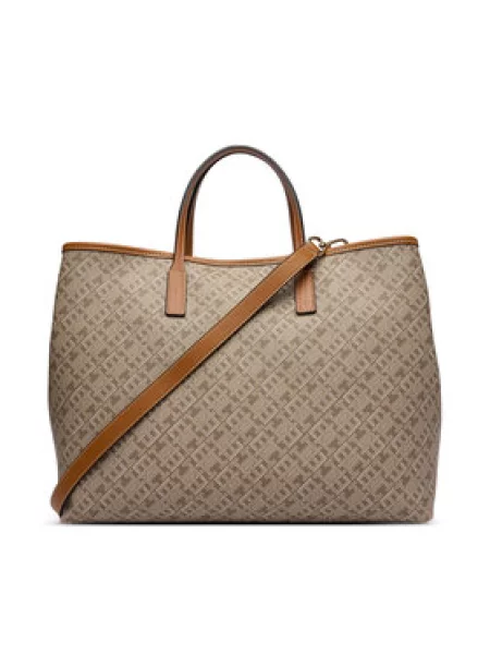 Tommy Hilfiger Ročna torba Th Monoplay Satchel bež