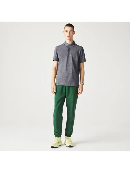 Lacoste Koszulka Polo Smart Paris Z Elastycznej Bawełny szara