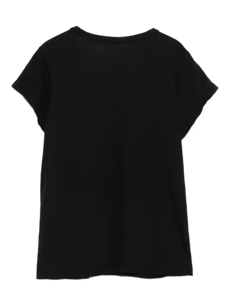 Tricou James Perse cu decolteu în V negru