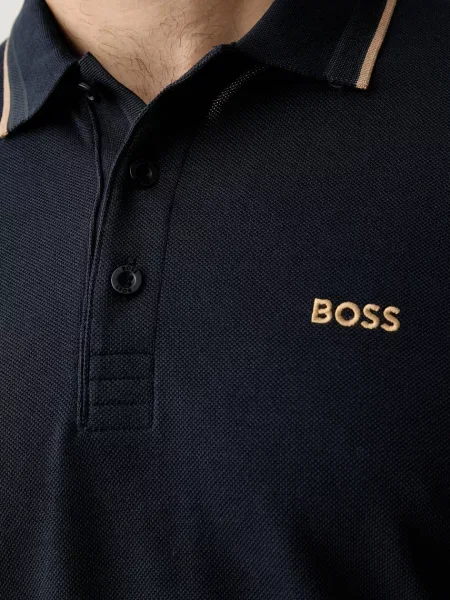 Поло Boss Green зеленое