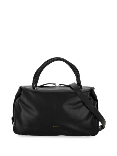 Geantă shopper Coccinelle din piele negru