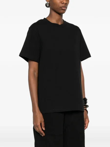 Tricou Entire Studios cu decolteu rotund negru