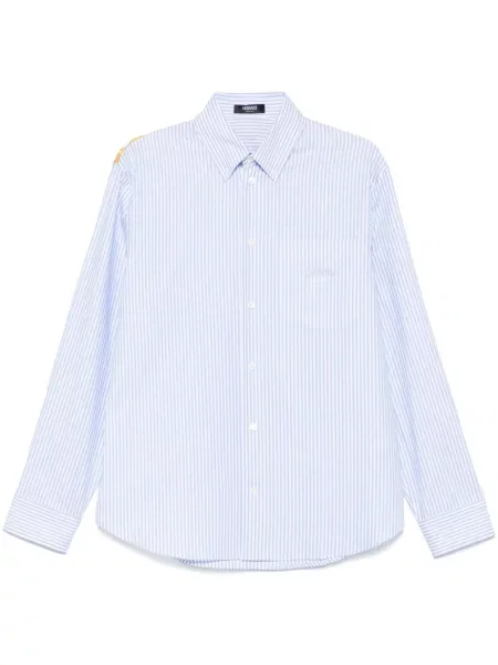 Cămașă Versace cu dungi albastru