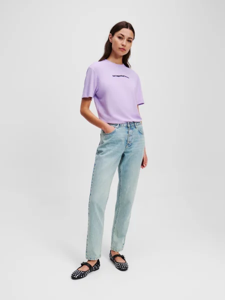 KARL LAGERFELD JEANS Kavbojke svetlo modra