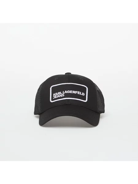 Karl Lagerfeld Jeans czapka z daszkiem czarna