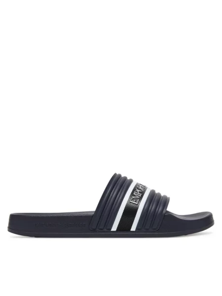 Emporio Armani Klapki granatowy