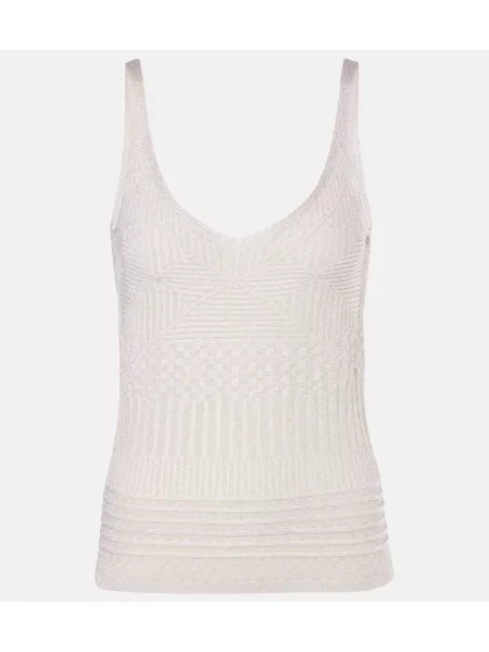 Top Missoni din jerseu auriu