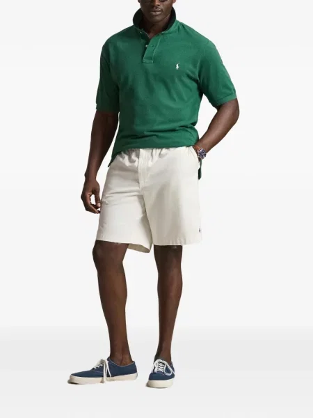 Șosete Polo Ralph Lauren cu broderie în carouri de flanelă verde