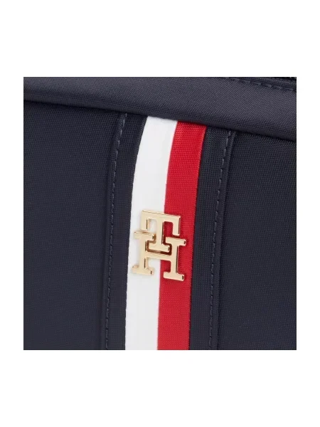 Kabelka Tommy Hilfiger Popette Camera Bag Corp Tmavomodrá modrá