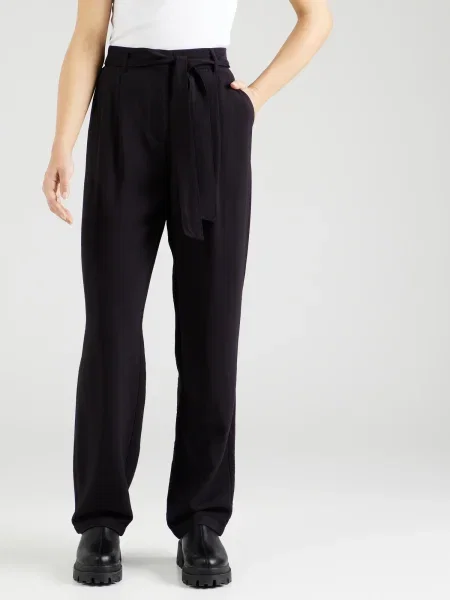 VERO MODA Pantaloni cutați ELSA' negru
