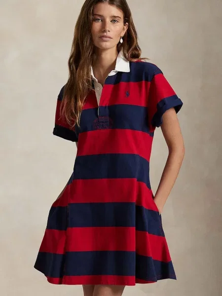 Šaty Polo Ralph Lauren mini červená