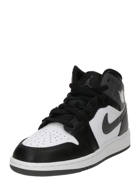 Nike Superge Air Jordan 1 Mid GS Siva bela