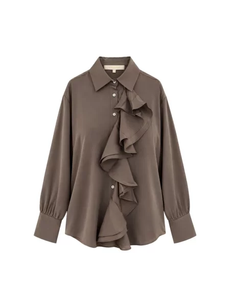 Koszula Silk95five brązowa