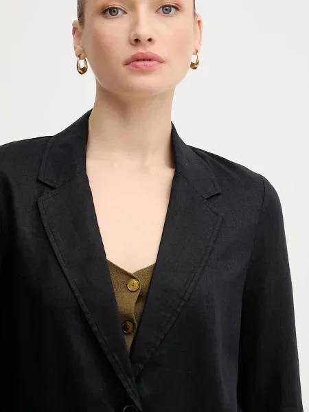 United Colors of Benetton однобортний піджак лляний