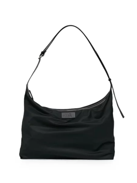Geanta crossbody Mm6 Maison Margiela cu autograf negru
