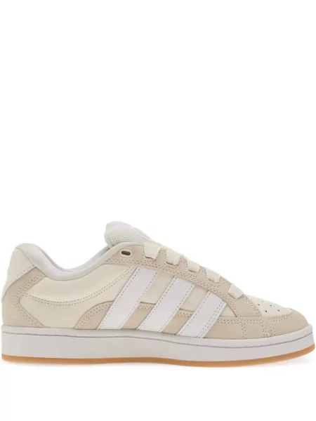Papuci Adidas din piele de căprioară cu platformă verde