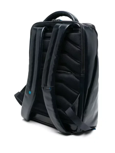 Rucsac Piquadro din piele albastru