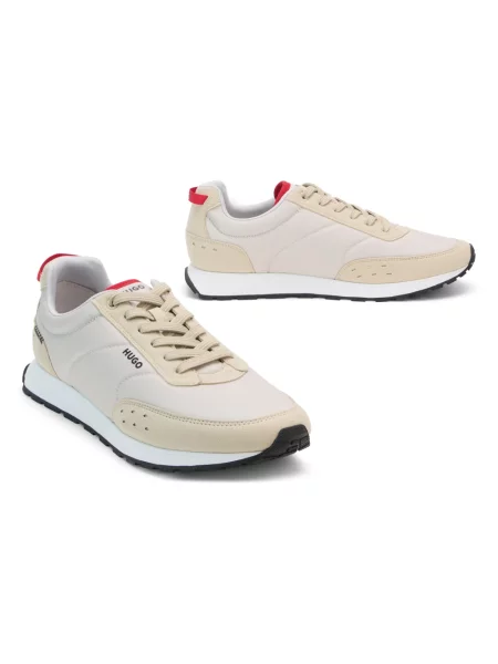 Sneakersy Boss beżowe