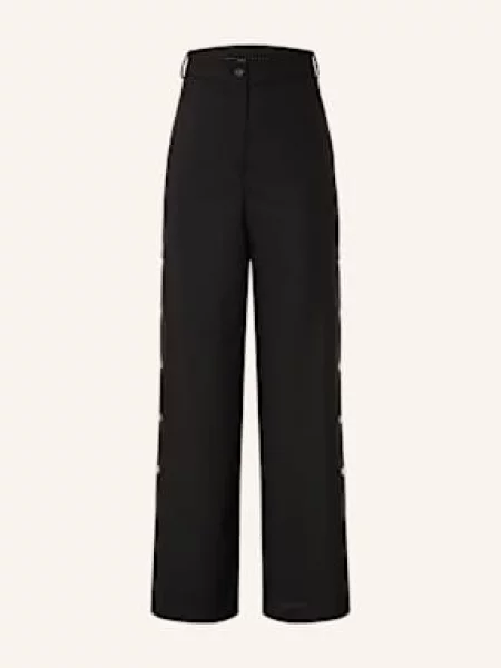 Sportmax Spodnie Marlena Edere schwarz czarne