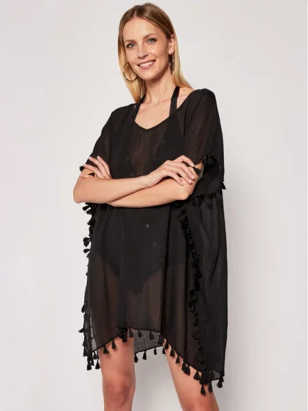 Seafolly Plážové šaty Amnesia černá