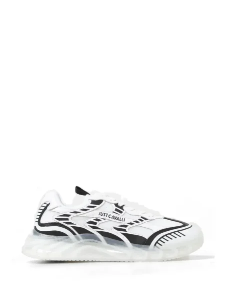 Sneakerși Just Cavalli alb