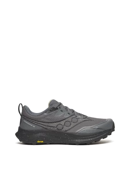 Синтетический кроссовки для бега Saucony для бега серые