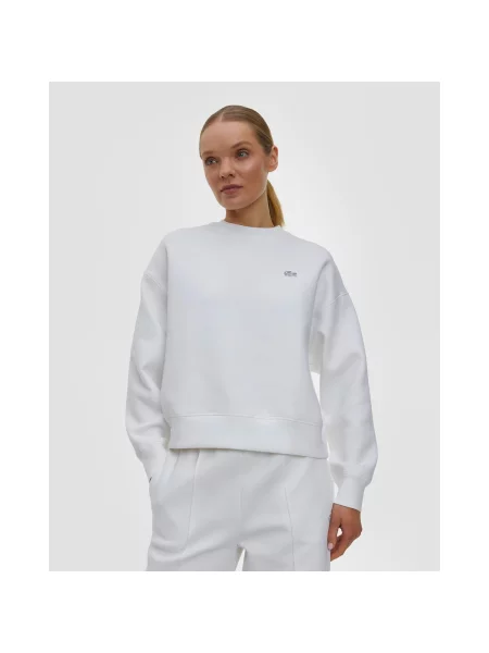 Bluza Lacoste z dżerseju biała
