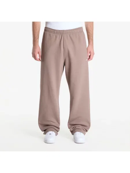 Pantaloni Nike din fleece alb