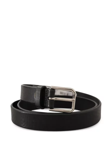 Curea Dolce & Gabbana cu cataramă cu autograf negru