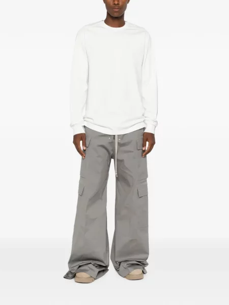 Pantaloni cargo Rick Owens cu cordon gri
