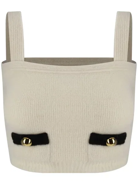 Top Alessandra Rich prążkowany