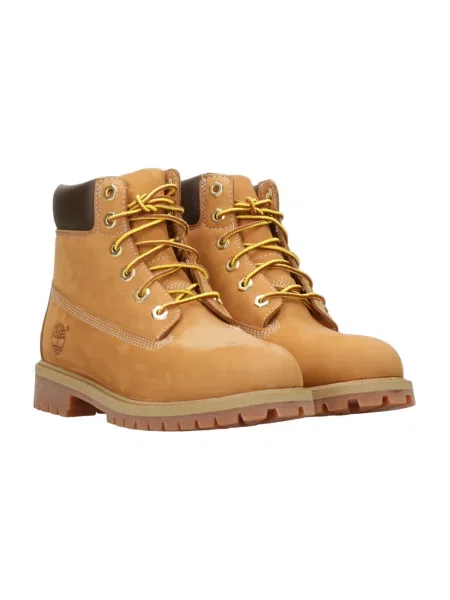 Botki Timberland wodoszczelne skórzane wiązane brązowe