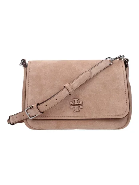 Torebka crossbody Tory Burch skórzana różowa