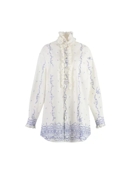 Koszula Philosophy Di Lorenzo Serafini z nadrukiem biała