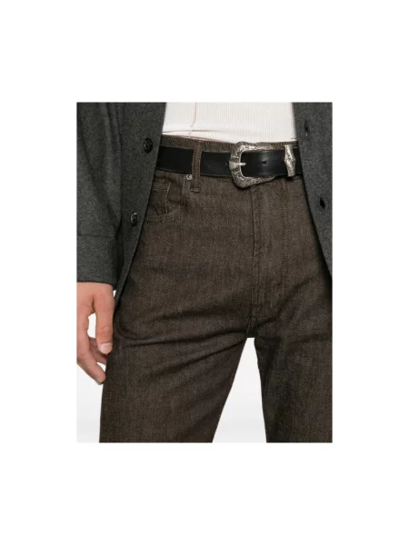 Jeansy 7 For All Mankind brązowe