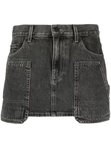 Spódnica jeansowa Helmut Lang szara