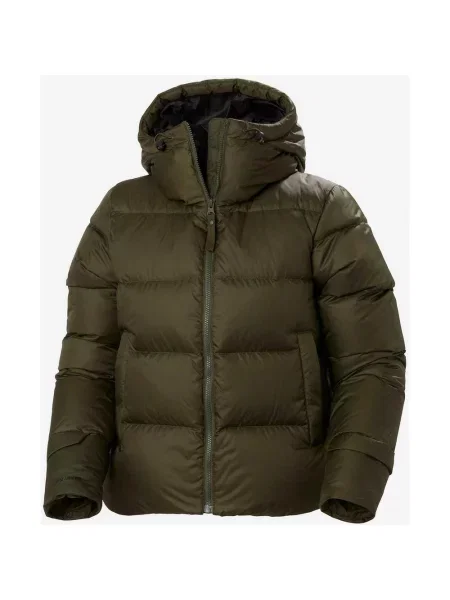 Kurtka z kapturem Helly Hansen Essence Down khaki XL zielona