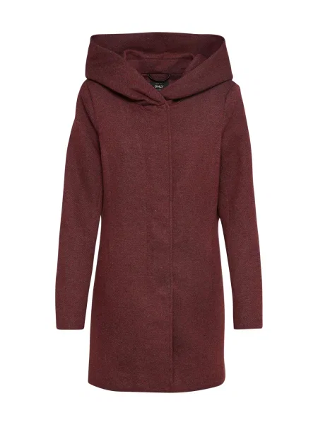 ONLY Palton de primăvară-toamnă ONLSendona bordeaux roșu