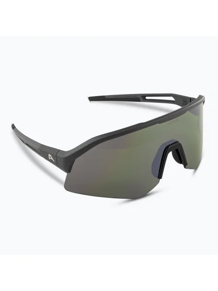 Olcsóbban. Napszemüveg Alpina Sonic Q-Lite midnight grey matt/silver mirror. Méret: OS szürke
